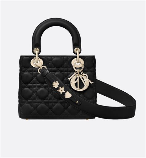 my abcdior small lambskin pale gold dior|Small Lady Dior My ABCDior Bag Black Cannage Lambskin .